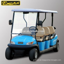 EXCAR 6 Assentos carrinho de golfe elétrico barato clube carro carrinho de golfe carrinho de buggy elétrico